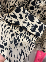 Animal Print Blouse