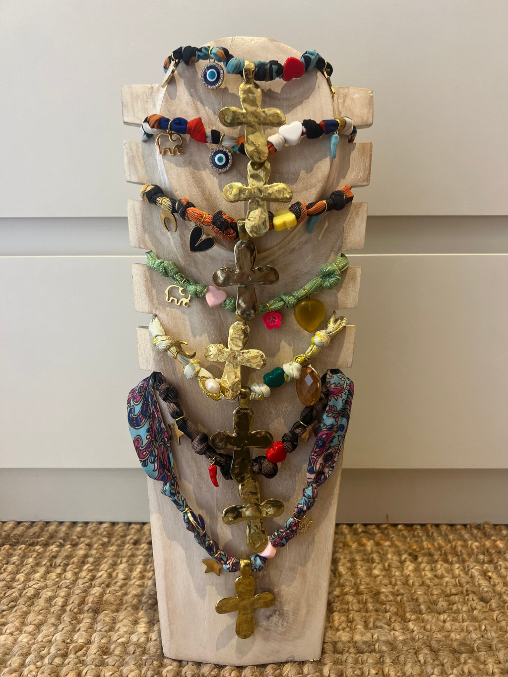 Hippie Cross Necklace